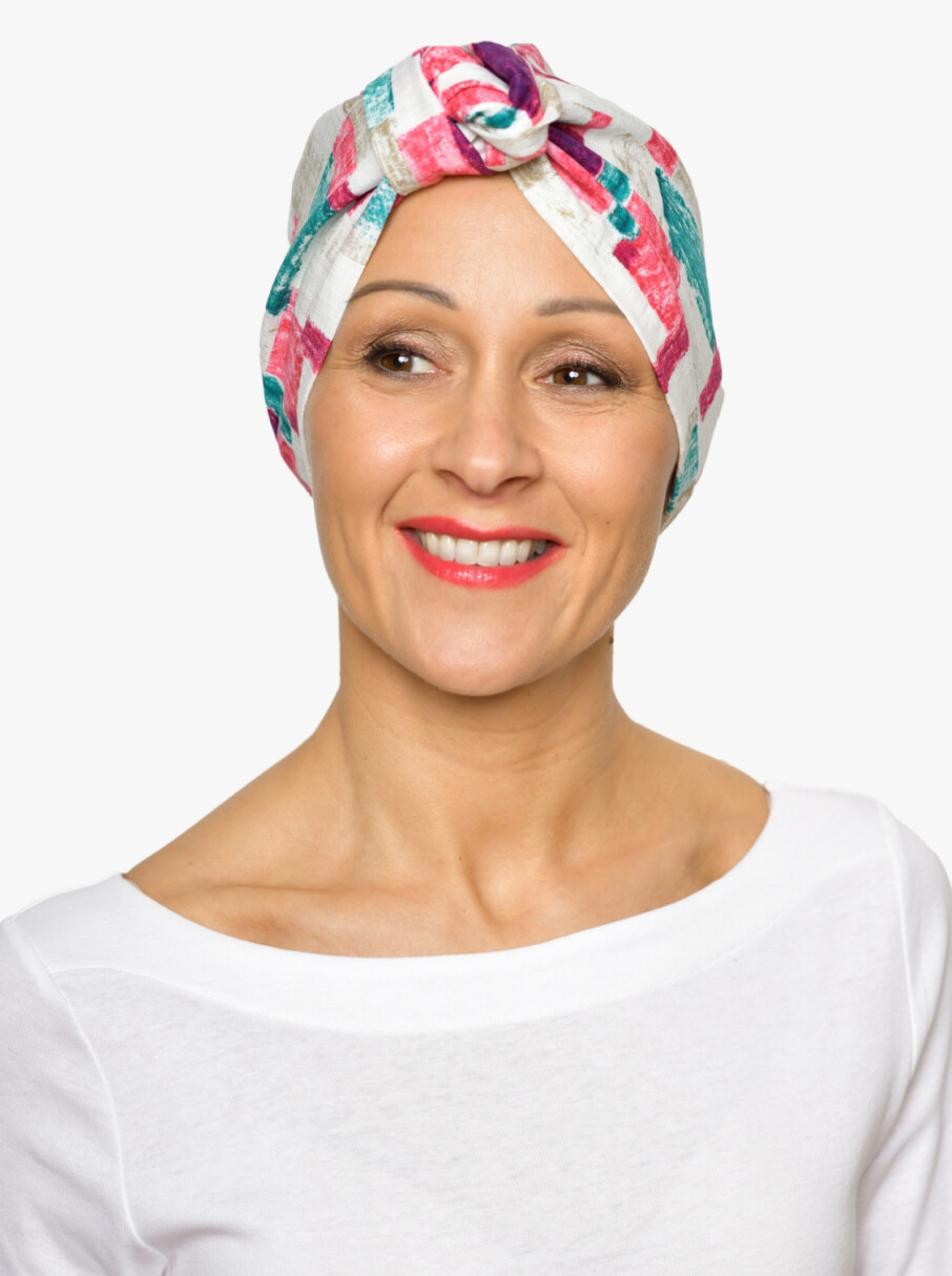 Head Wraps for Cancer Patients  Cotton Bandana - Rosette la Vedette
