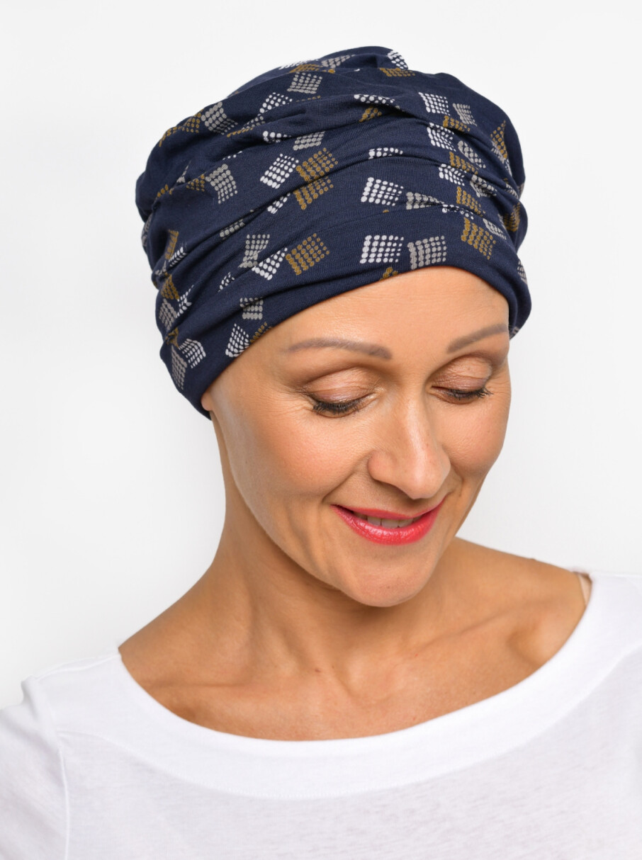 Hair loss? Chemotherapy? Alopecia | Try this Blue Cancer Hat - Rosette la  Vedette