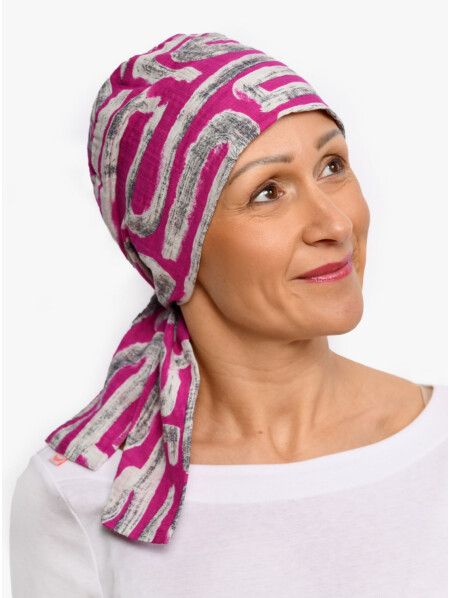 The most beautiful chemo headwear & scarfs for strong women & men - Rosette  la Vedette